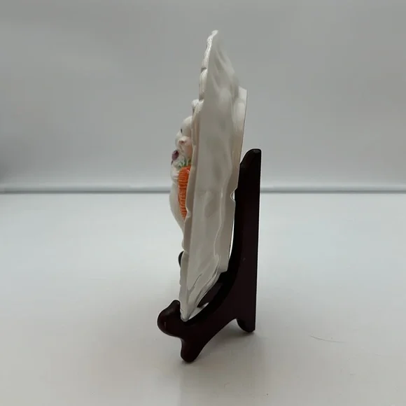 Vintage Palm Tree Company Bunny Carrot Plate Easter Spring Made in Taiwan - Picture 2 of 16